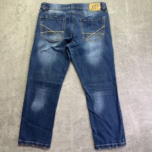 TK Axel Men's Athletic Jeans Dark Wash Straight Fit Waist 38x30